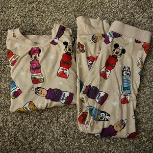 BAMBOO Kids Pajamas Colorful Cartoon Bottles